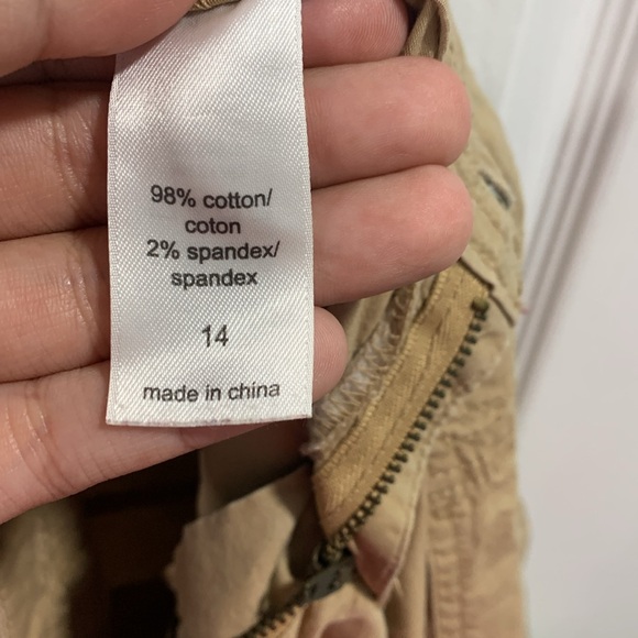 Tan Maurice’s Cargo Style Crop Pants - Picture 3 of 15